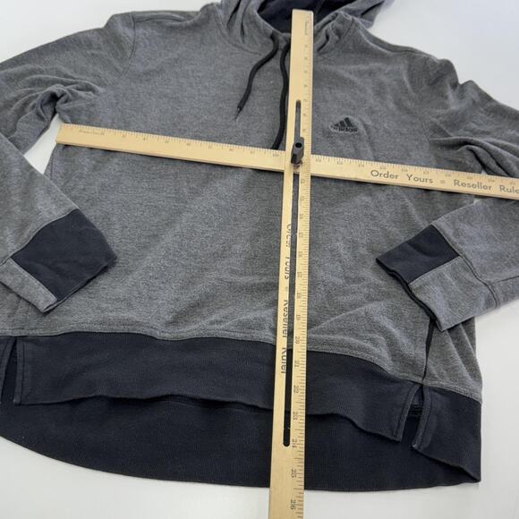 Adidas Climalite Hoodie Womens Large Pullover Athletic Lightweight AO4065 - Picture 7 of 9